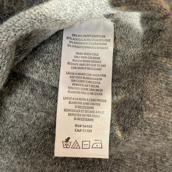 CALVIN KLEIN Gray Turtleneck Sweater - Picture 3 of 5